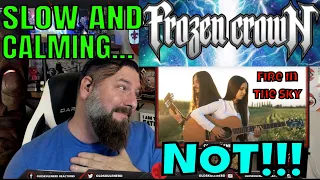 FROZEN CROWN - Fire In The Sky Official Video | OLDSKULENERD REACTION