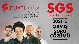 fuathoca.net | SGS 2021-3 Sınav Soru Çözümü - CANLI