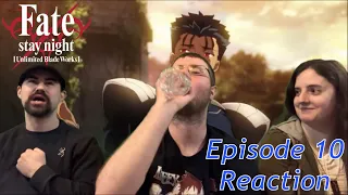 ARCHER VS. LANCER ROUND 2! | Fate/Stay Night: Unlimited Blade Works Abridged Episode 10 Reaction