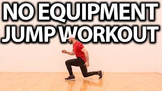 Home Workout To Increase Vertical Jump! (Dunk a Basketball Without Weights)