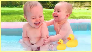 Cute Baby Playing Water Fails Compilation || 5-Minute Fails