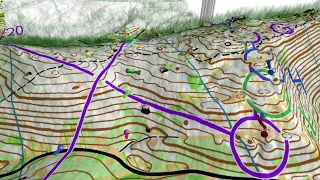 2023 WOC Relay Men, end of last leg 3D #orienteering