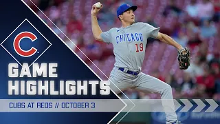 Cubs vs. Reds Game Highlights | 10/3/22