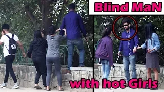 Super Girls saving blind man's life PART2 | social experiment/pranks | UngliBaaz