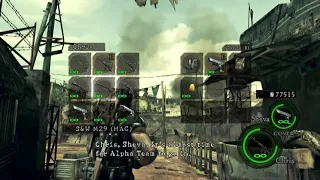 Все оружие в Resident Evil 5