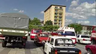 L.O.B.T 2012 Lausitzer Oldtimer und Blaulichttreffen kleine Ausfahrt Rückfahrt am 22.06.12