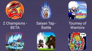 Z Champions Beta, Saiyan Tap, Tourney Of Warriors, Saiyan Prince, Legendary Battle