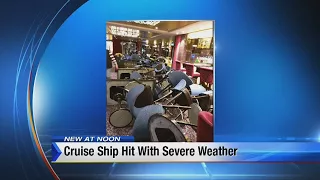 Royal Caribbean cruise ship sustains damage after sailing through storm