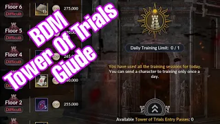 Tower Of Trials Guide Black Desert Mobile