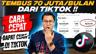 TEMBUS 70 JUTA PER BULAN DARI TIKTOK DI FEBRUARI, CARA AGAR CEPAT DAPAT UANG & PECAH TELUR DI TIKTOK