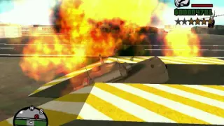 GTA SA Spinning Rihno Tank Glitch Occurred While Developing Handling Mod