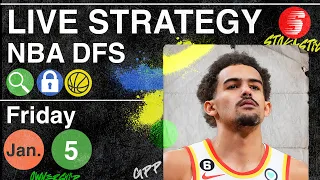 NBA DFS Strategy Friday 1/5/24 | DraftKings & FanDuel NBA Lineup Picks