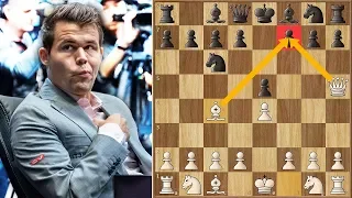 Carlsen Goes For Scholar's Mate... Oops | World Rapid Championship (2018)