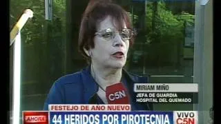 C5N - AÑO NUEVO: 24 HERIDOS POR PIROTECNIA EN EL HOSPITAL DEL QUEMADO