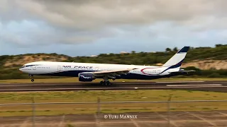 Nigeria Largest Carrier Air Peace Inaugural Flight Landing at the V.C Bird International Airport