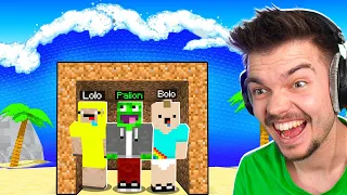 OGROMNE TSUNAMI vs BAZA PALION, LOLO i BOLO w Minecraft!