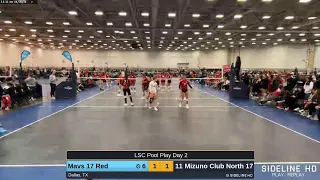 Mavs 17 Red vs. Waco VBC 17 UA Black (2024.04.20)