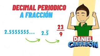 CONVERTIR DECIMAL PERIODICO A FRACCIÓN Super fácil - Para principiantes