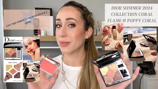 Dior Summer Collection 2024 Coral Flame - swatch and review