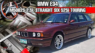 1992 BMW E34 M50B25 Straight Six 525i Touring | OtoCulture