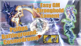 Super Easy GM - PsiOps Battleground: Cosmodrome [Destiny 2] Stronghold/Lament/Strand
