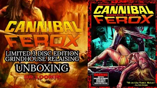 "CANNIBAL FEROX" - Edizione Blu-ray Grindhouse 3 Dischi [Unboxing] con Italiano 🇮🇹
