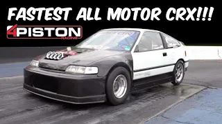 Fastest All Motor CRX!!!