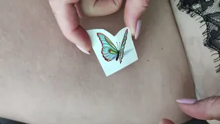 Temporary tattoos | 2 Butterfly  | Sticker Tattoo