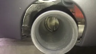 The moment that an exhaust flap opens on BMW E90 335i