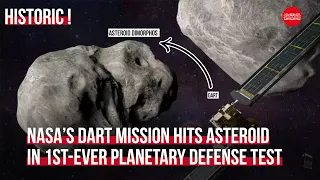 NASA’s DART Mission Hits Asteroid in 1st-Ever Planetary Defense Test