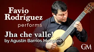 Favio Rodríguez plays Jha che valle by Agustín Barrios | Guitar by Masters