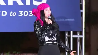 Cher campaigns for Joe Biden in Phoenix