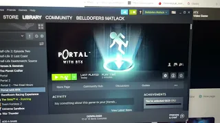 Why is it not launching portal with RTX?