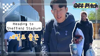 [오프피치Off-Pitch] 토트넘 선수 셰필드 출근 Spurs players heading to Sheffield Stadium