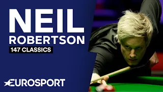 147 Classics: Neil Robertson at The Welsh Open 2019 | Snooker | Eurosport