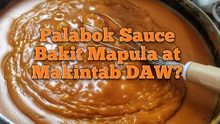 Mapula at Makintab na Palabok Sauce