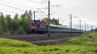 [RZD] Highspeed trains vs night train, Saint-Petersburg - Moscow high-speed railway