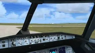 [FSX] D-AILU LFLL RWY18R Takeoff