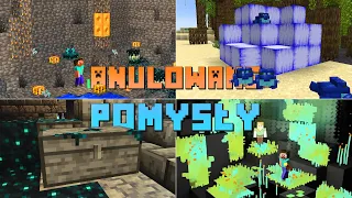 PORZUCONE POMYSŁY z Minecrafta 1.19! - KAMIENNA SKRZYNIA! NIEBIESKA ŻABA!