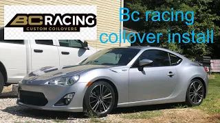 FRS/BRZ/86 BR BC racing coilovers install