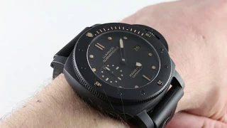 Panerai Luminor Submersible 1950 3-Days Limited Edition PAM 508 Luxury Watch Review