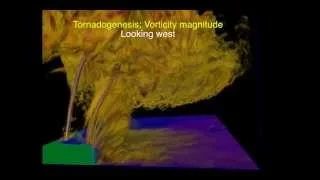 Genesis and maintenance of a long-track EF5 tornado embedded within a supercell thunderstorm [SLS14]