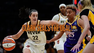 🚨 CAITLIN CLARK SEALS THE DEAL! @IndianaFever  GET THEIR 1st WIN VS @TheLosAngelesSparks