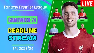 FPL Gameweek 24: DEADLINE STREAM | Live Q&A | Fantasy Premier League Tips 2023/24