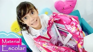 ORGANIZANDO MEU MATERIAL ESCOLAR ★ Arrumando a Mochila, Estojo, Cadernos para volta às aulas