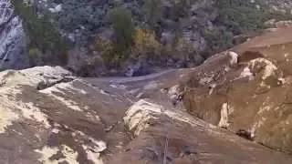 Rappelling across Dark Shadows, Red Rock Nevada