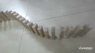 I MADE DOMINOS BY JENGA