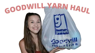 Goodwill Yarn Haul and Shopping | Thrifted Yarn Shopping and Haul at Goodwill | Budget Yarn Haul