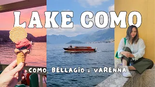 Lake Como Italy 🇮🇹 Milan to Lake Como Vlog | Exploring Varenna & Bellagio | Italy Travel Vlog 2023