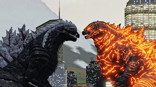 New Thermo Godzilla Vs Godzilla Ultima (Roblox Kaiju Arisen)